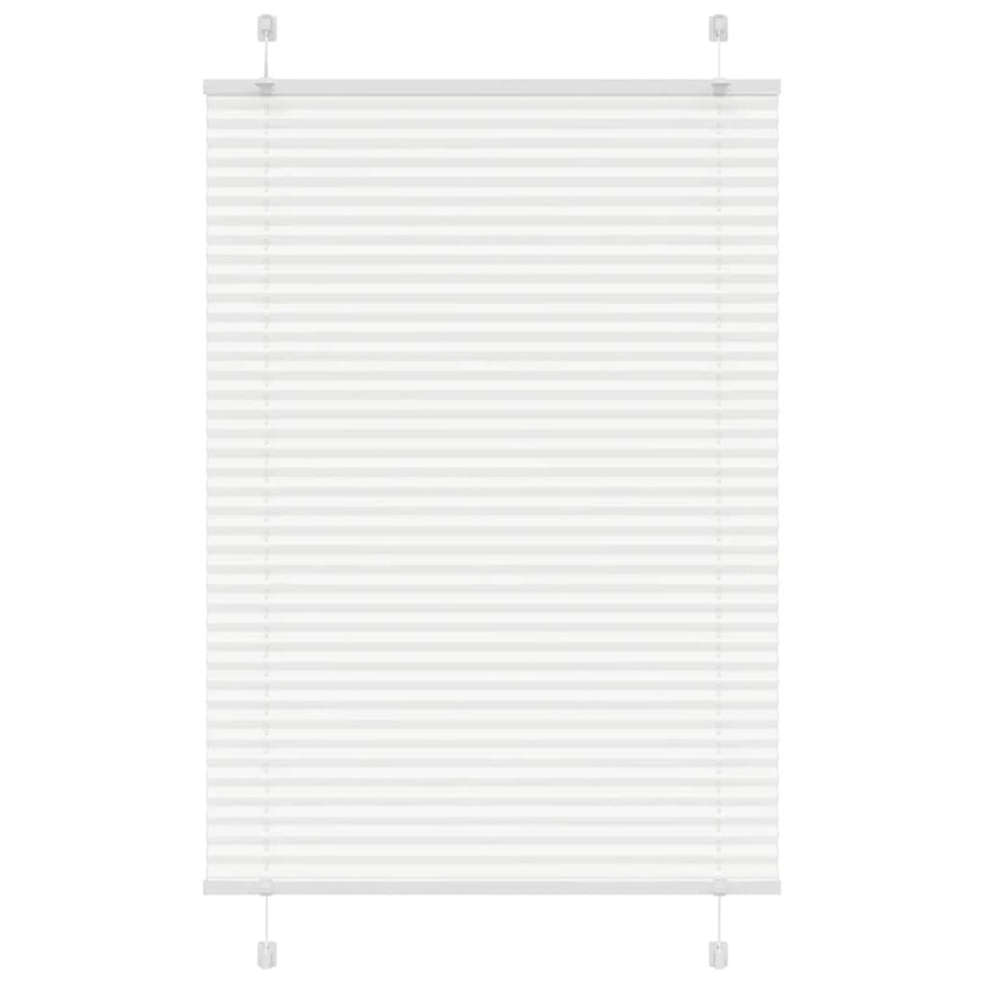 Plissé rolgordijn 95x100 cm stofbreedte 94,4 cm polyester wit