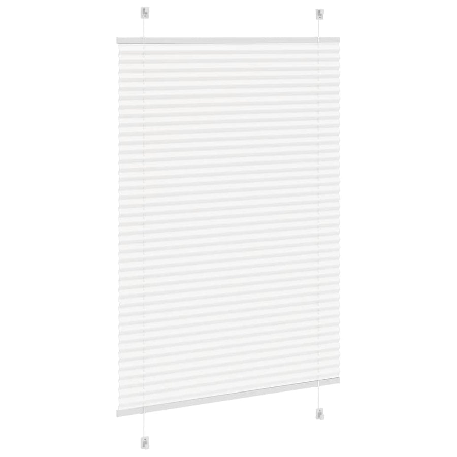 Plissé rolgordijn 95x100 cm stofbreedte 94,4 cm polyester wit