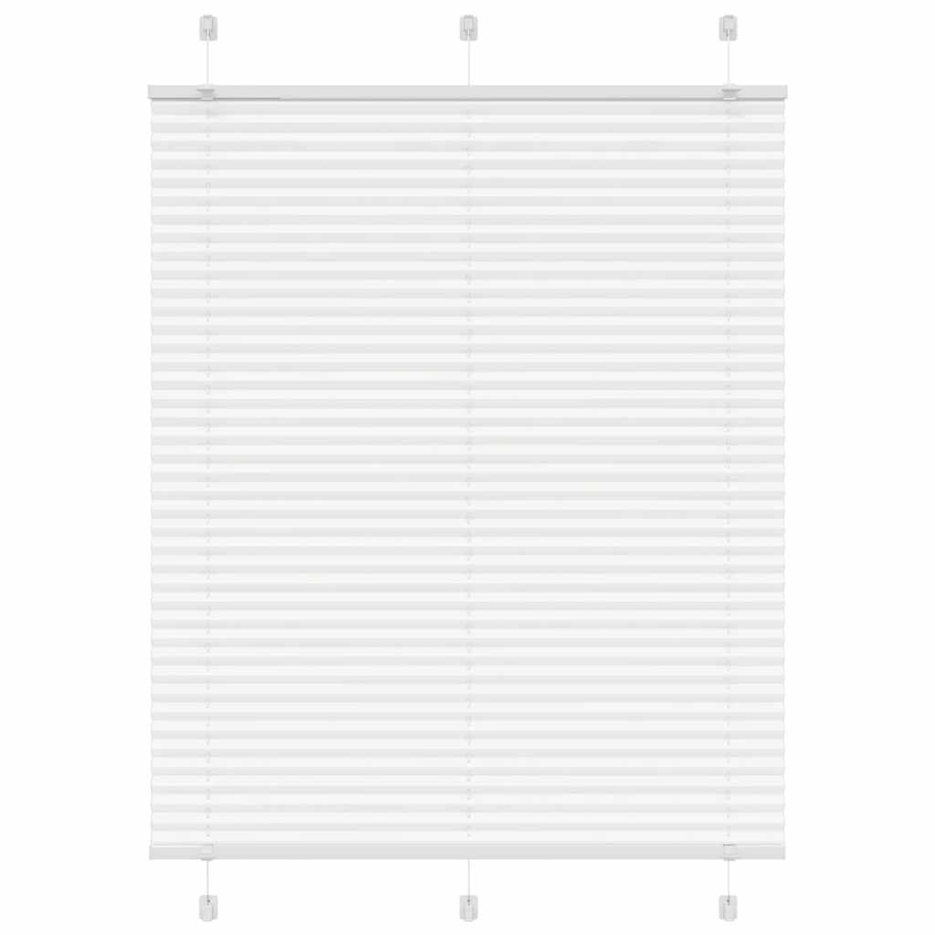 Plissé rolgordijn 105x100cm stofbreedte 104,4cm polyester wit