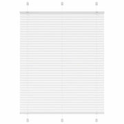 Pleated blind 105x100cm fabric width 104.4cm polyester white