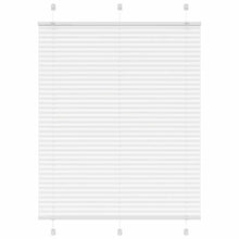 Plissé rolgordijn 105x100cm stofbreedte 104,4cm polyester wit