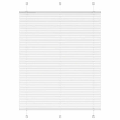 Plissé rolgordijn 105x100cm stofbreedte 104,4cm polyester wit