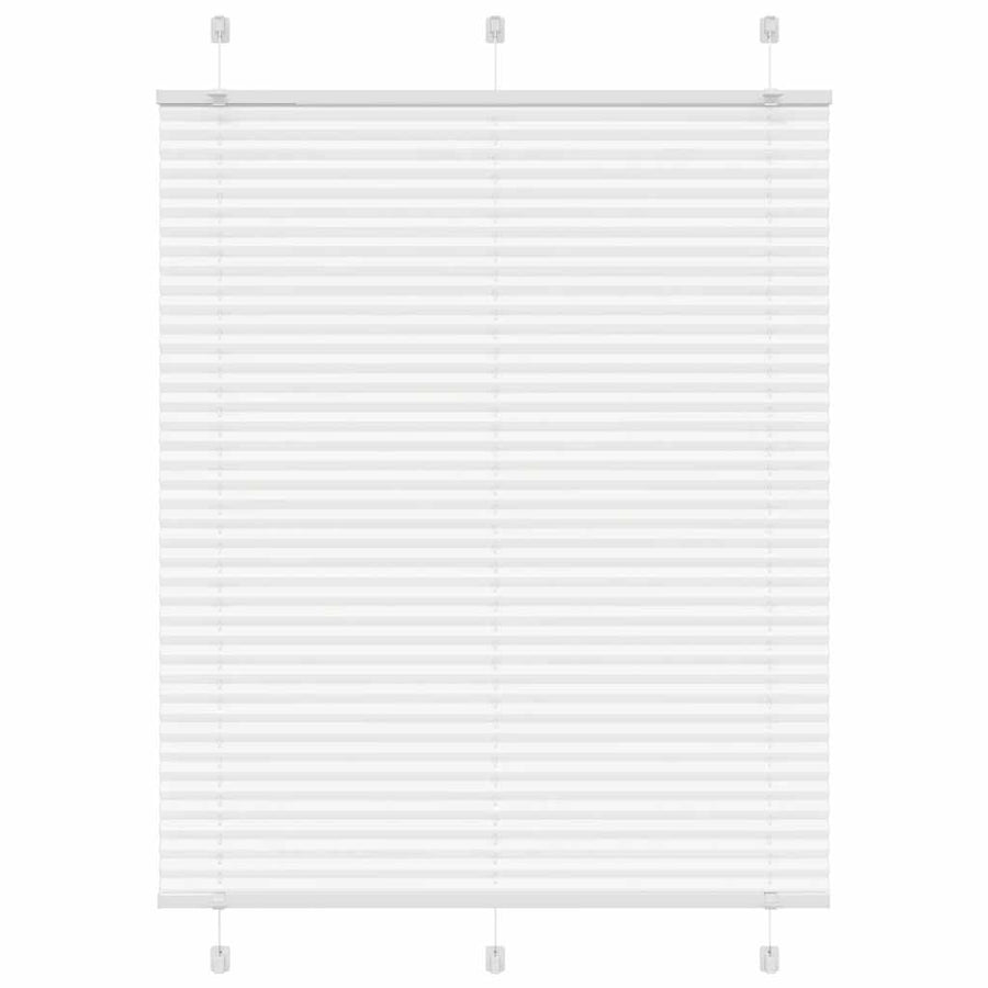 Plissé rolgordijn 105x100cm stofbreedte 104,4cm polyester wit