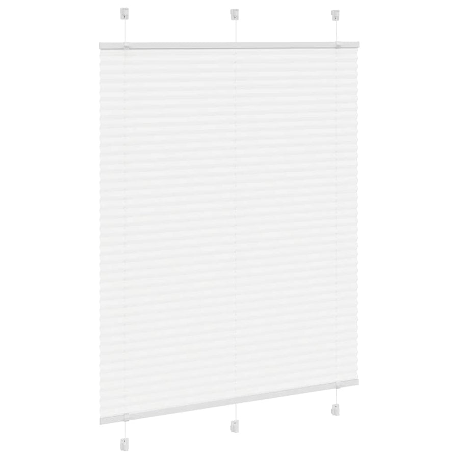 Plissé rolgordijn 105x100cm stofbreedte 104,4cm polyester wit