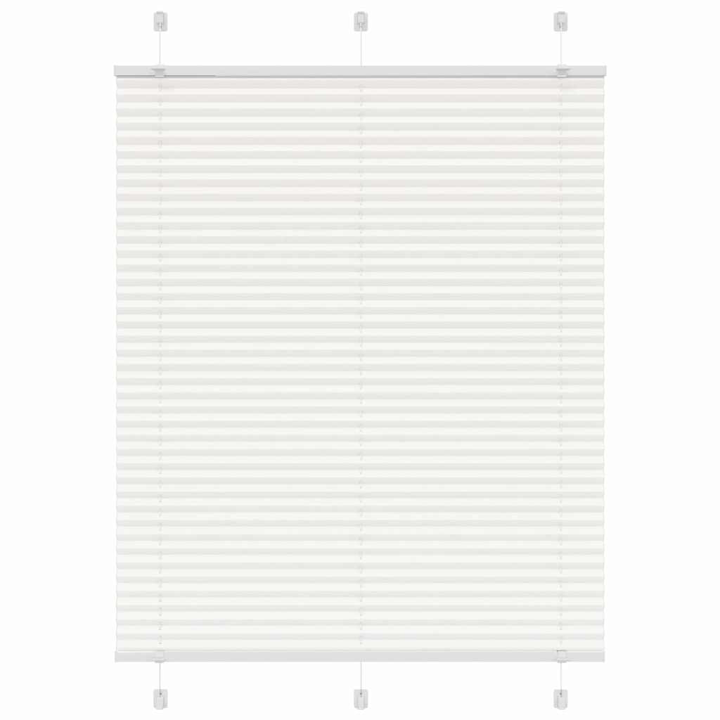 Plissé rolgordijn 110x100cm stofbreedte 109,4cm polyester wit