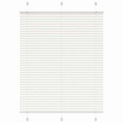 Pleated blind 110x100cm fabric width 109.4cm polyester white