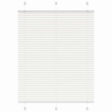 Plissé rolgordijn 110x100cm stofbreedte 109,4cm polyester wit