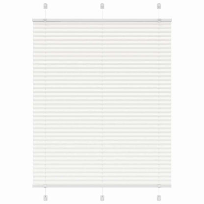 Plissé rolgordijn 110x100cm stofbreedte 109,4cm polyester wit