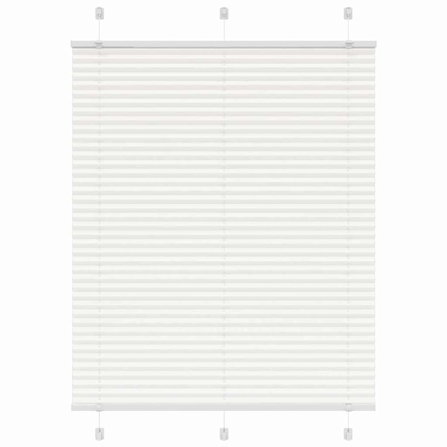 Plissé rolgordijn 110x100cm stofbreedte 109,4cm polyester wit