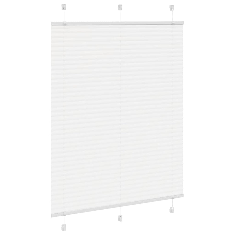 Plissé rolgordijn 110x100cm stofbreedte 109,4cm polyester wit