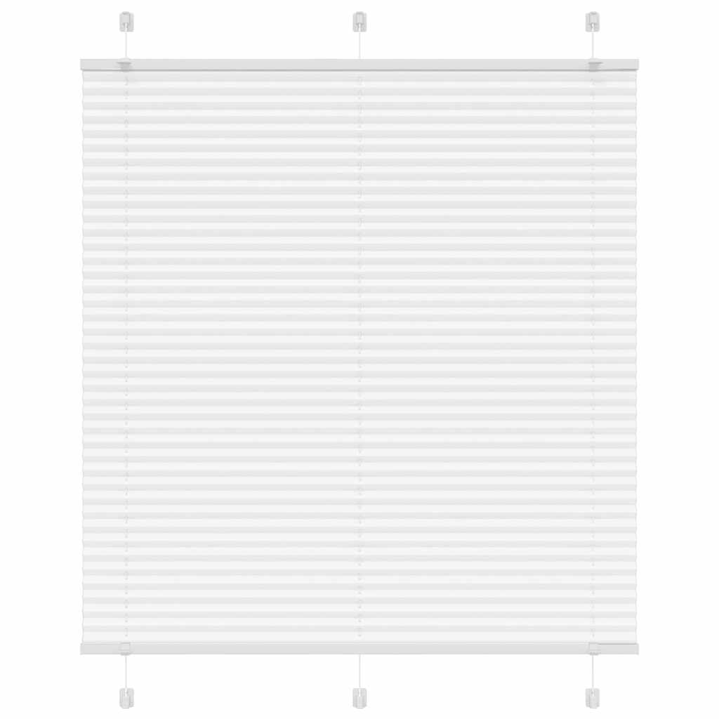 Plissé rolgordijn 120x100cm stofbreedte 119,4cm polyester wit
