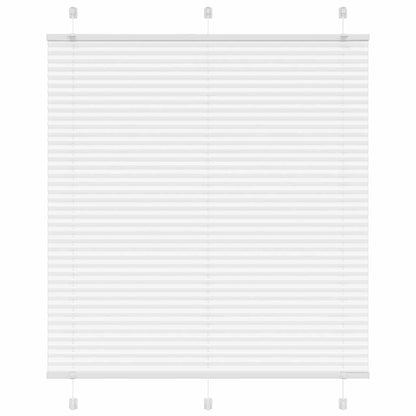 Plissé rolgordijn 120x100cm stofbreedte 119,4cm polyester wit
