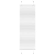 Pleated blind 45x150 cm fabric width 44.4 cm polyester white
