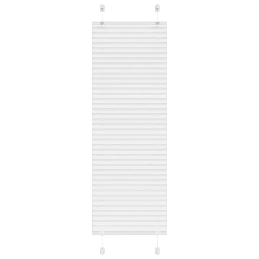 Plissé rolgordijn 45x150 cm stofbreedte 44,4 cm polyester wit