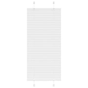 Pleated blind 55x150 cm fabric width 54.4 cm polyester white