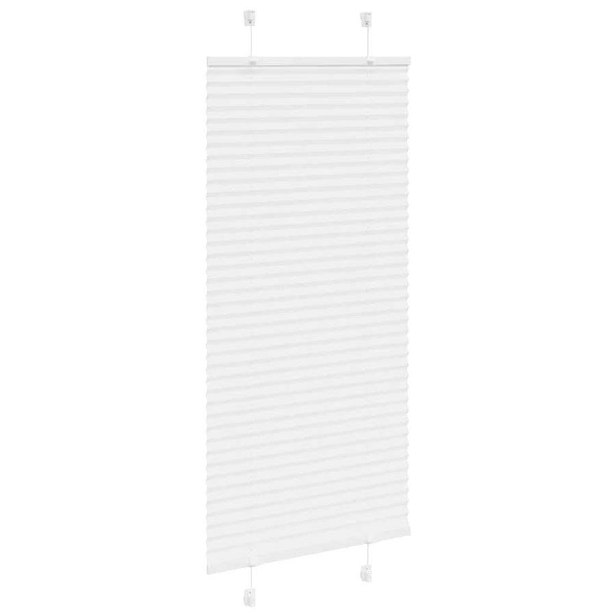 Plissé rolgordijn 60x150 cm stofbreedte 59,4 cm polyester wit