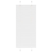 Pleated roller blind 65x150 cm fabric width 64.4 cm polyester white