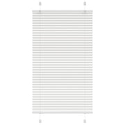 Pleated roller blind 75x150 cm fabric width 74.4 cm polyester white