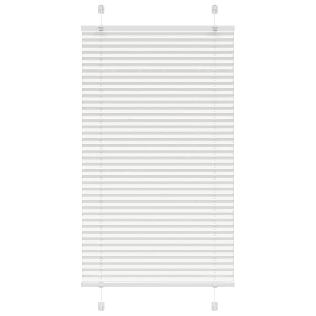 Plissé rolgordijn 75x150 cm stofbreedte 74,4 cm polyester wit
