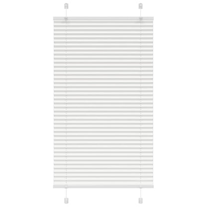 Plissé rolgordijn 75x150 cm stofbreedte 74,4 cm polyester wit