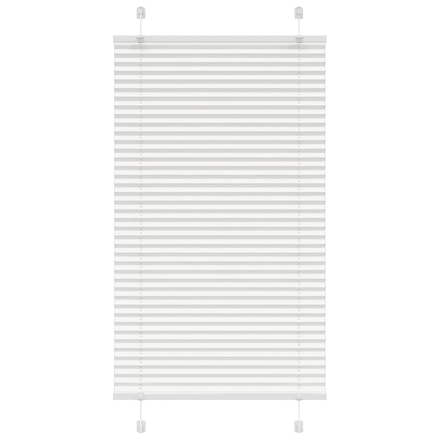 Plissé rolgordijn 75x150 cm stofbreedte 74,4 cm polyester wit