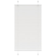 Pleated roller blind 80x150 cm fabric width 79.4 cm polyester white