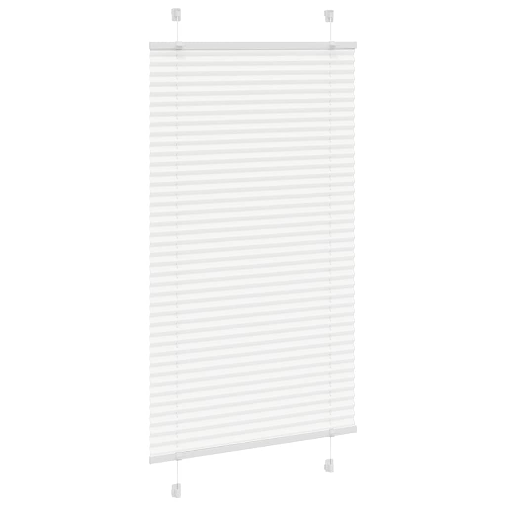 Plissé rolgordijn 80x150 cm stofbreedte 79,4 cm polyester wit