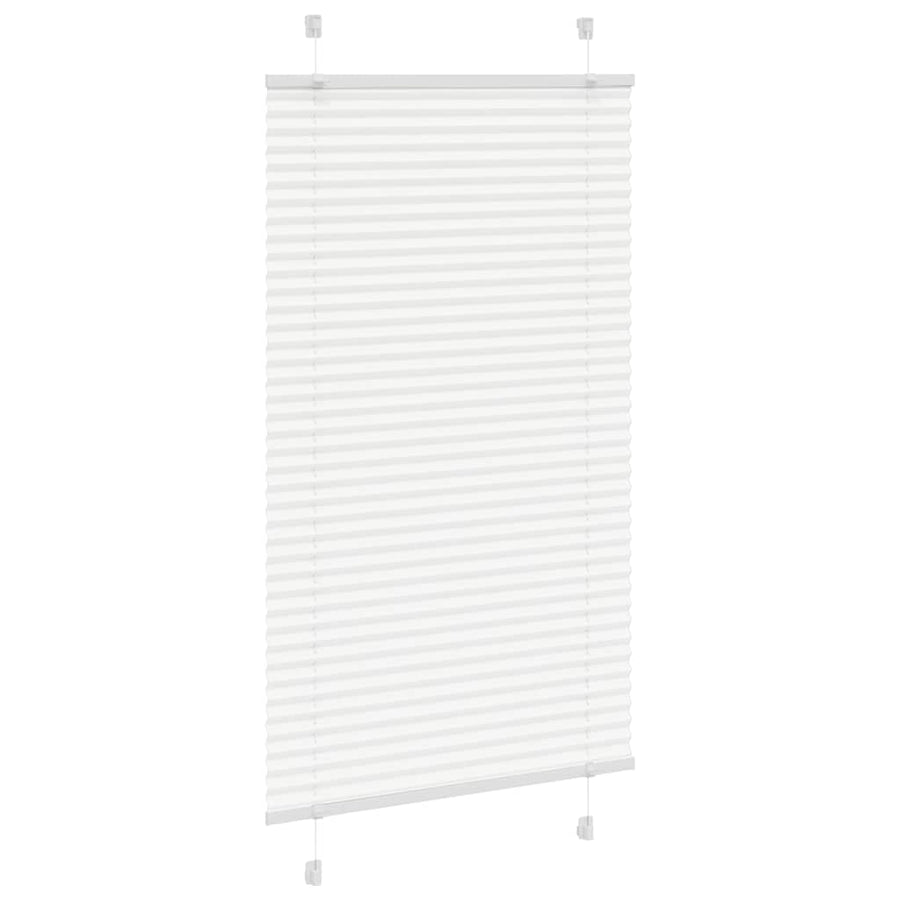 Plissé rolgordijn 80x150 cm stofbreedte 79,4 cm polyester wit