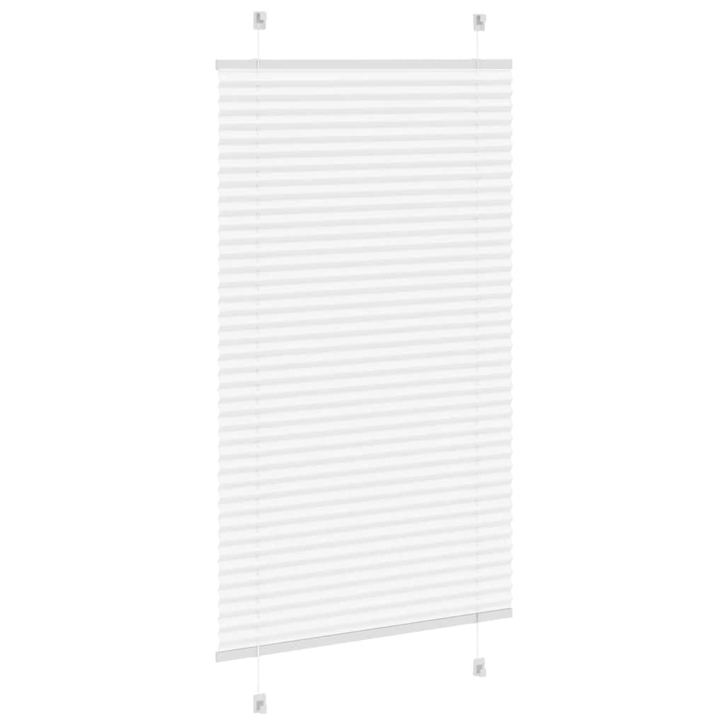 Plissé rolgordijn 80x150 cm stofbreedte 79,4 cm polyester wit