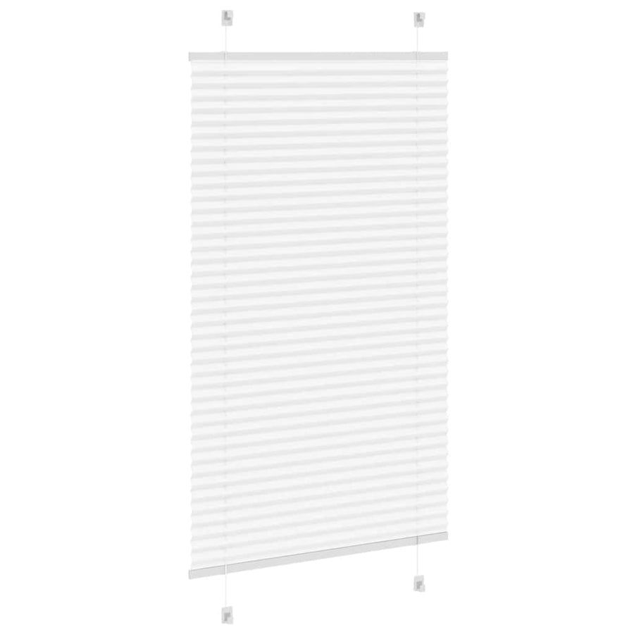 Plissé rolgordijn 80x150 cm stofbreedte 79,4 cm polyester wit