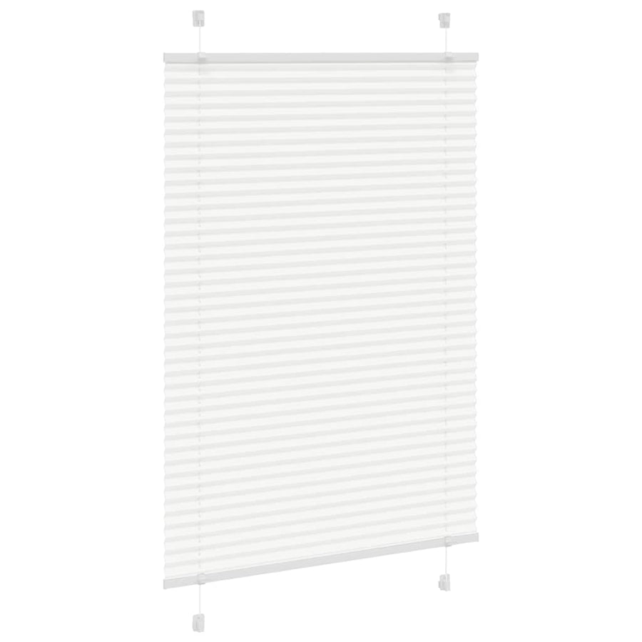 Plissé rolgordijn 85x150 cm stofbreedte 84,4 cm polyester wit