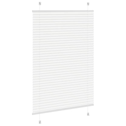 Plissé rolgordijn 85x150 cm stofbreedte 84,4 cm polyester wit