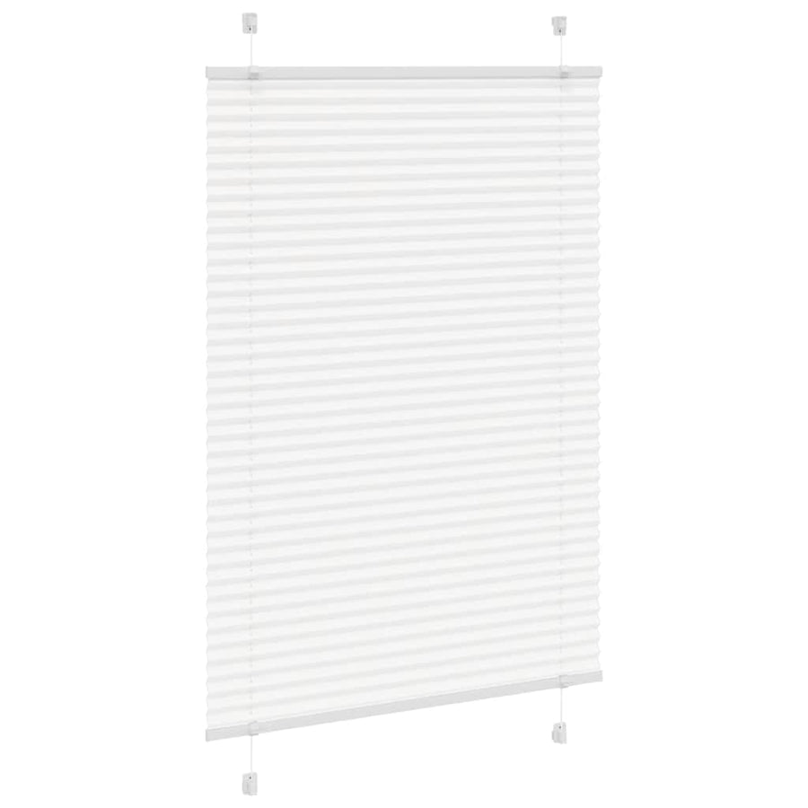 Plissé rolgordijn 90x150 cm stofbreedte 89,4 cm polyester wit