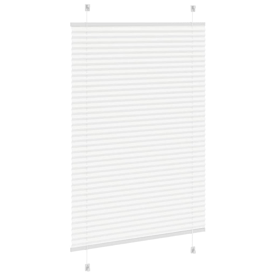 Plissé rolgordijn 95x150 cm stofbreedte 94,4 cm polyester wit