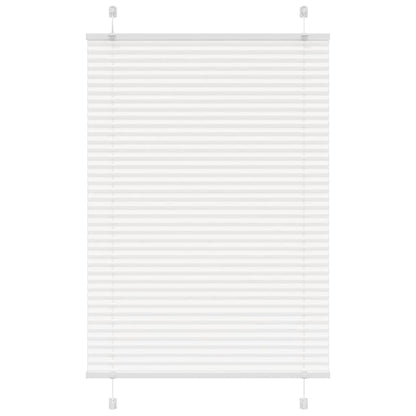 Plissé rolgordijn 100x150 cm stofbreedte 99,4cm polyester wit