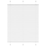 Pleated Roller Blind 105x150 cm fabric width 104.4cm polyester white