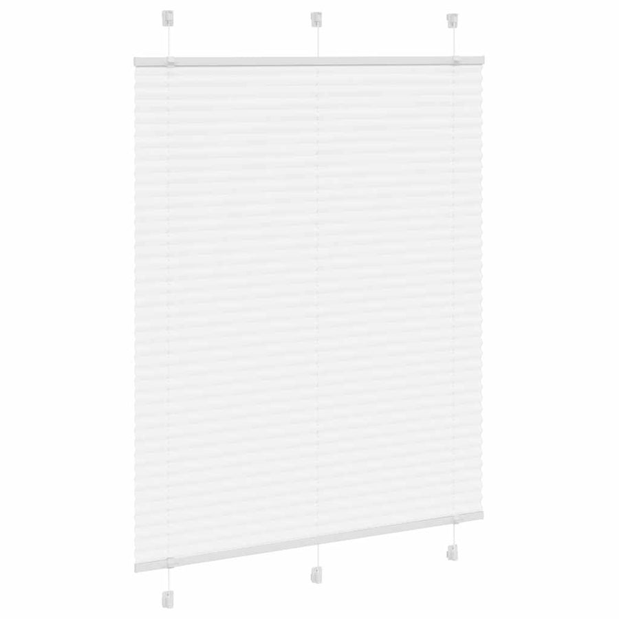 Plissé rolgordijn 105x150 cm stofbreedte 104,4cm polyester wit