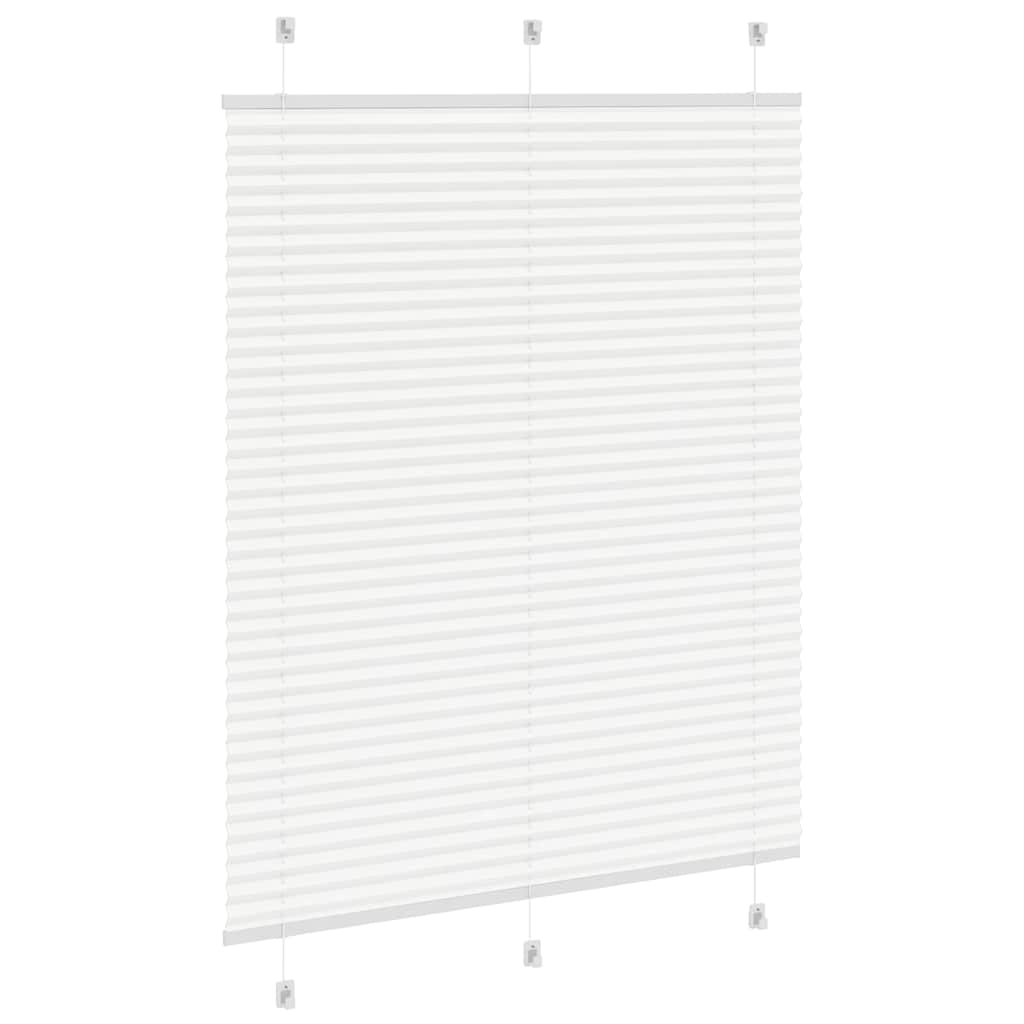 Plissé rolgordijn 105x150 cm stofbreedte 104,4cm polyester wit