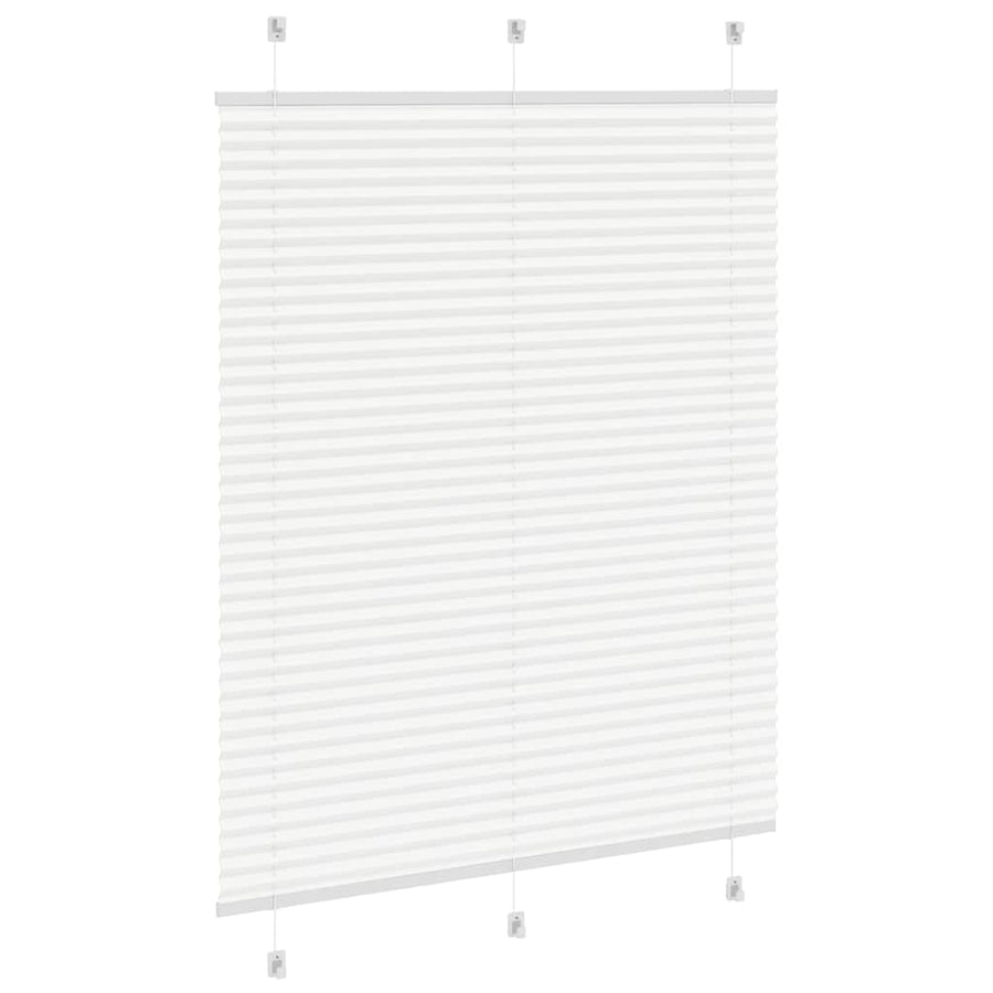 Plissé rolgordijn 105x150 cm stofbreedte 104,4cm polyester wit