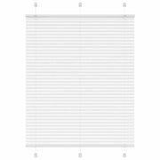 Pleated blind 110x150 cm fabric width 109.4cm polyester white