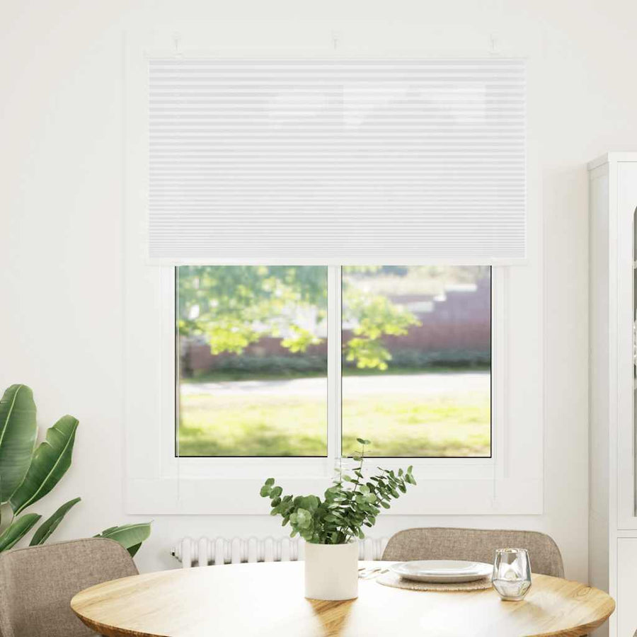 Plissé rolgordijn 110x150 cm stofbreedte 109,4cm polyester wit