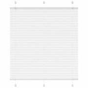 Pleated blind 115x150 cm fabric width 114.4cm polyester white