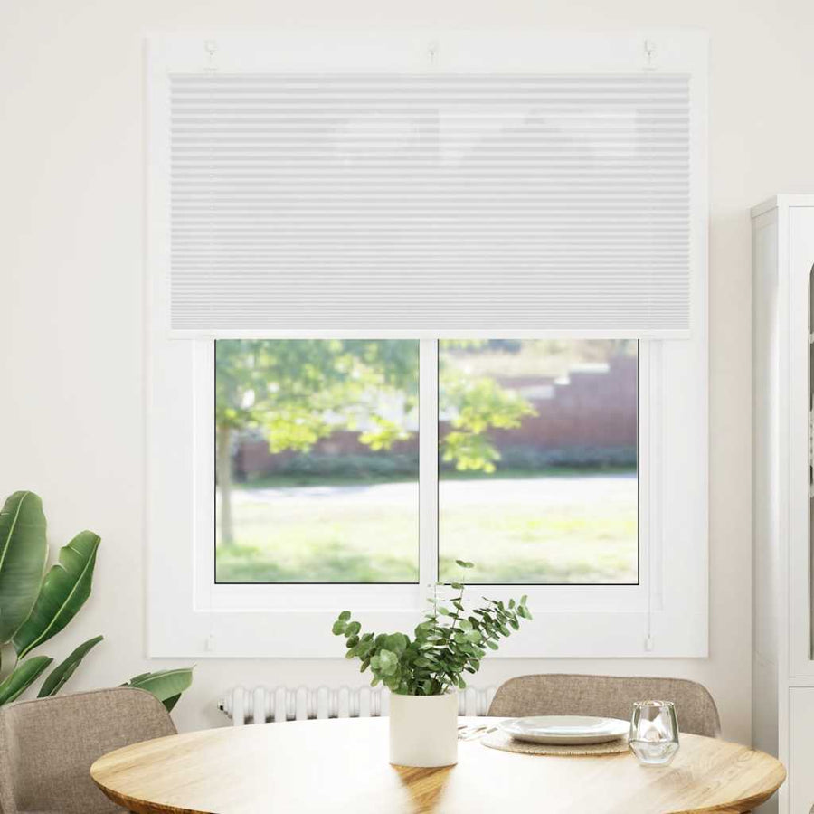 Plissé rolgordijn 115x150 cm stofbreedte 114,4cm polyester wit