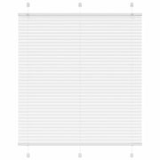 Pleated blind 120x150 cm fabric width 119.4cm polyester white