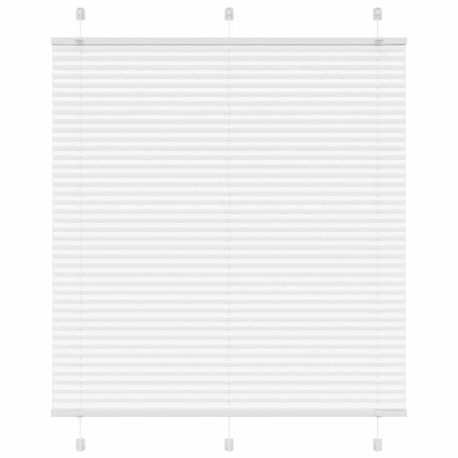 Plissé rolgordijn 120x150 cm stofbreedte 119,4cm polyester wit