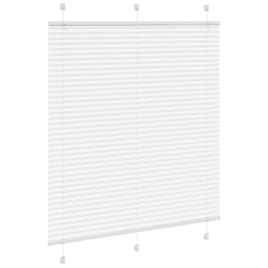 Plissé rolgordijn 120x150 cm stofbreedte 119,4cm polyester wit