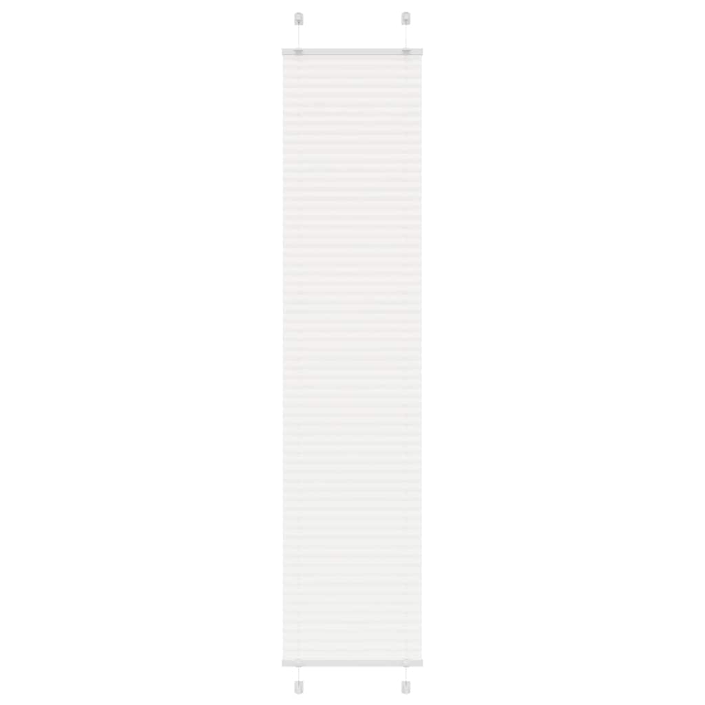 Plissé rolgordijn 40x200 cm stofbreedte 39,4 cm polyester wit