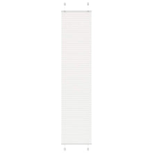 Plissé rolgordijn 40x200 cm stofbreedte 39,4 cm polyester wit