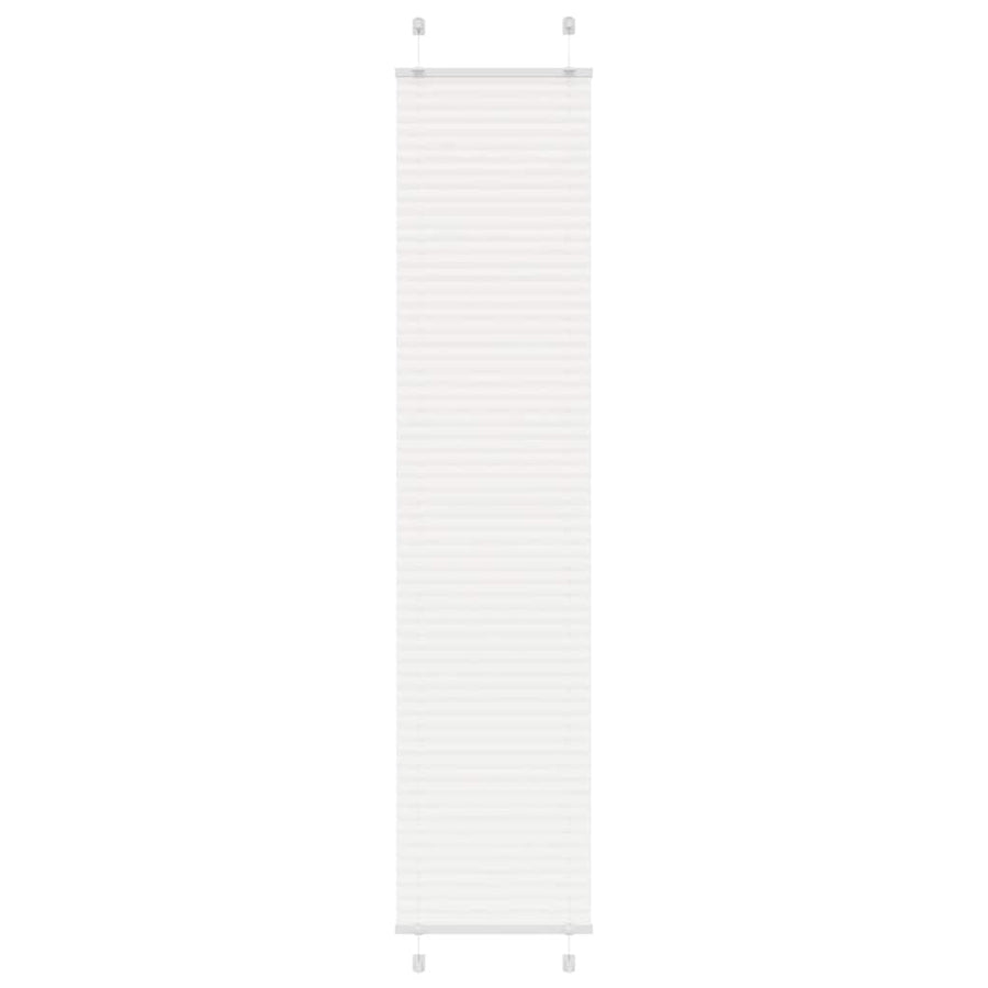 Plissé rolgordijn 40x200 cm stofbreedte 39,4 cm polyester wit