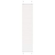 Pleated blind 45x200 cm fabric width 44.4 cm polyester white